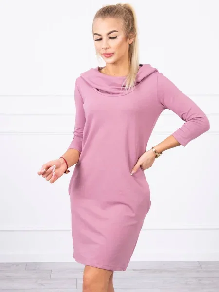 Rochie Kesi cu glugă de costum roz