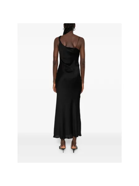 Twinset sukienka maxi rozkloszowana czarny