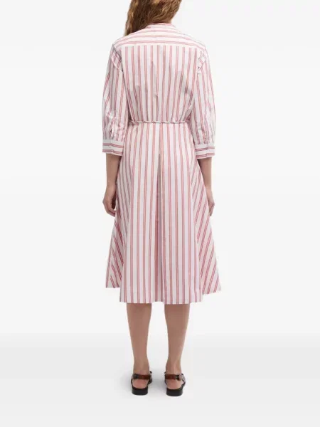 Rochie tip cămașă Aspesi cu dungi alb