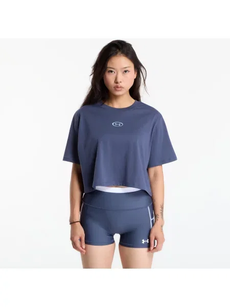 Тениска Under Armour Center LT SS Grey M сиво