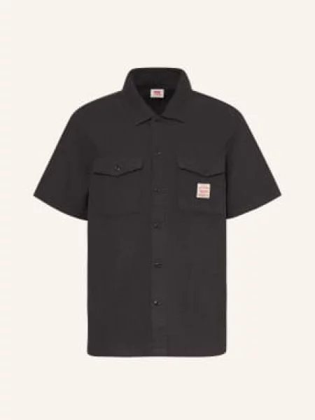 Levi's® Koszula Z Krótkim Rękawem Relaxed Fit schwarz czarna