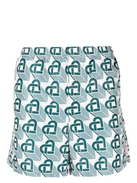 Pantaloni scurți Casablanca cu imagine cu motiv cu inimi