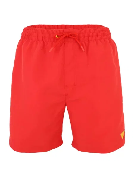 GUESS Kratke kopalne hlače neonsko oranžna