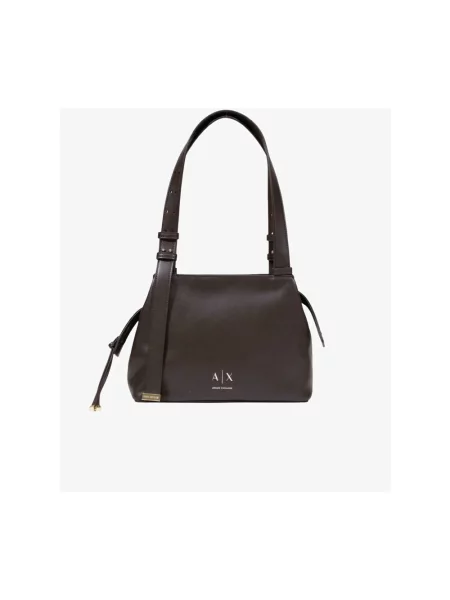Armani Exchange Torebka ciemny brązowy