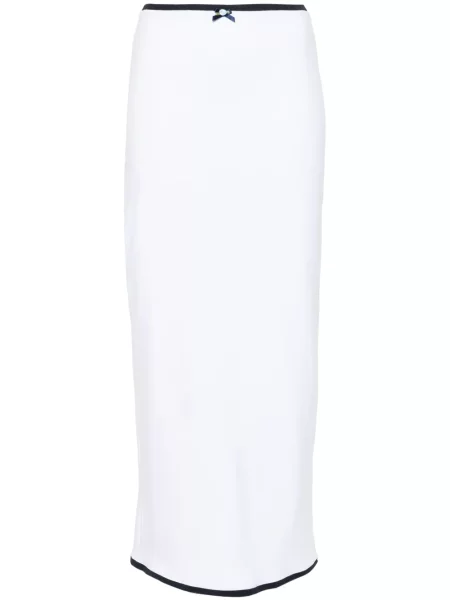 Maksi spódnica maxi Rowen Rose biała