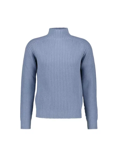 Sweter z golfem 04651/ A Trip In A Bag niebieski