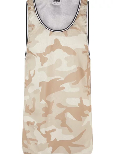 Urban Classics Tricou Camo maro cămilă / nisipiu / închis bej