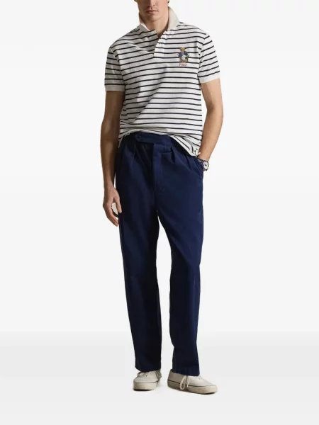 Gulerat șosete Polo Ralph Lauren de lână cu dungi negru