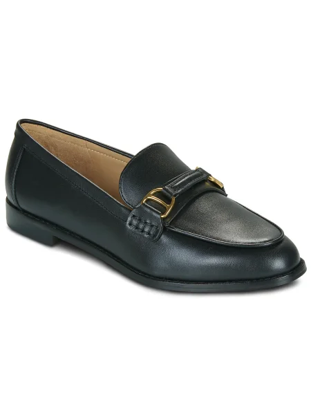 Pantofi loafer Lauren Ralph Lauren din piele negru