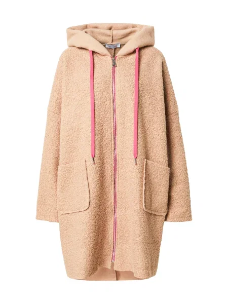 Zwillingsherz Jachetă fleece Neon cappuccino maro