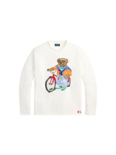 Polo Ralph Lauren sweter z dzianiny Mężczyźni S biały
