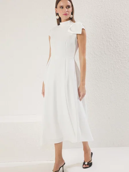 Trendyol Rochie de cocktail alb