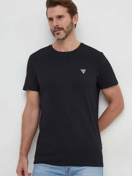 Футболка Guess з принтом чорний