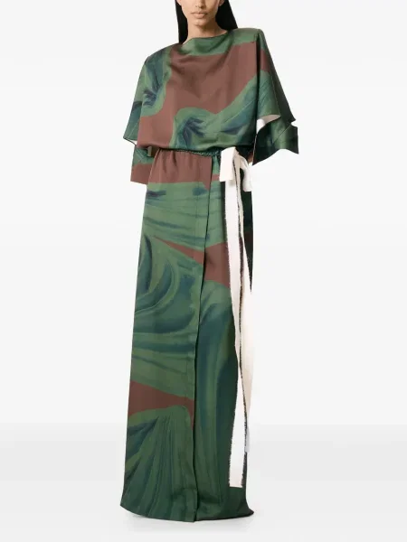 Rochie maxi V:pm Atelier cu imagine verde
