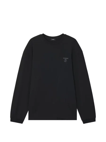 Lung tricou We11done cu imagine negru