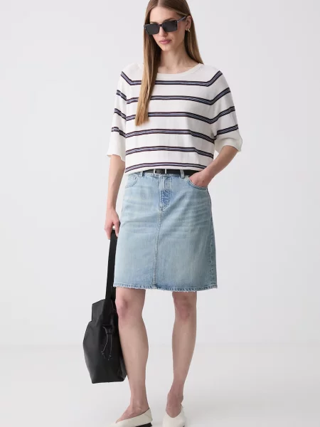 Marc O'Polo fustă din denim albastru