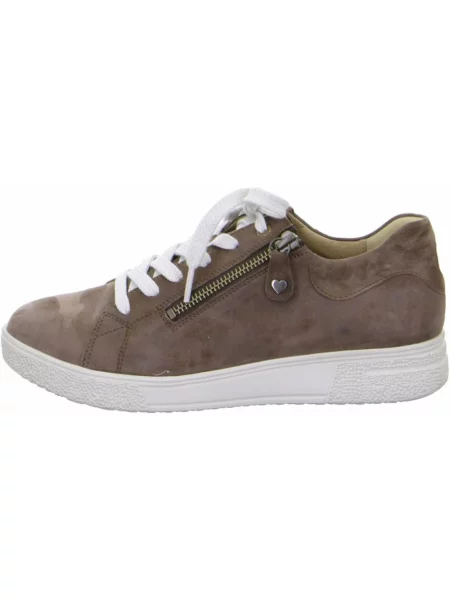 Sneakersy Hartjes skórzane brązowe