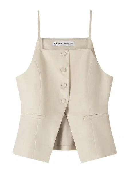 Bershka Bluză taupe gri