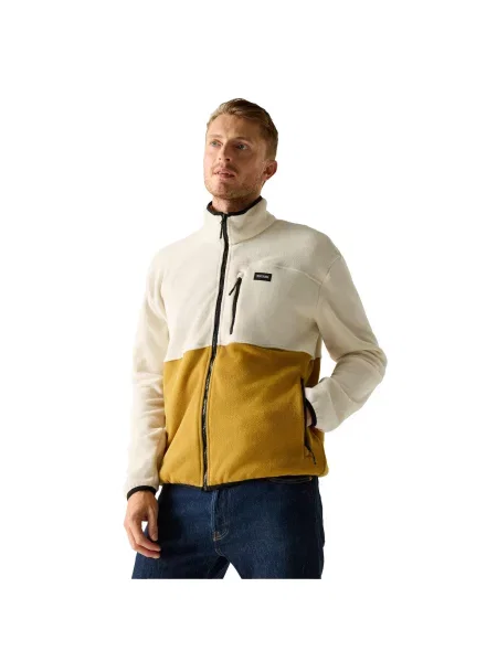 Bluza Polarowa Blok Kolorystyczny Pełen Frankie biała