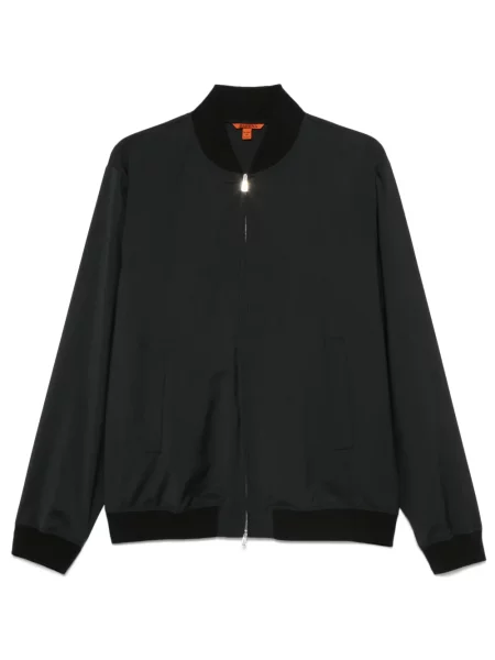 Bomber bunda Barena s tropickým vzorem šedá