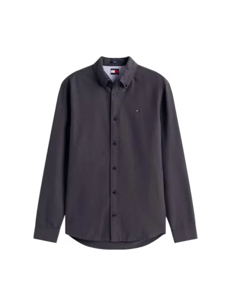 Koszula Tommy Hilfiger z twillu szara