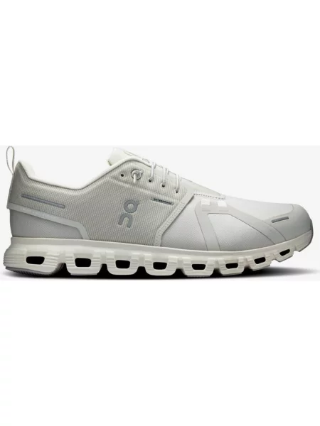 Buty do biegania On Cloud 6 Waterproof szary jasny kremowy 40 biały