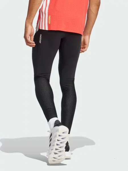 Легінси спортивні adidas adizero комбінований верх чорний