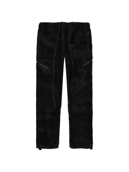 Pantaloni Fear Of God Essentials din fleece negru