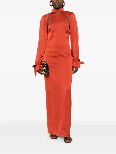 Maxi rochie maxi Nanushka de costum roșu
