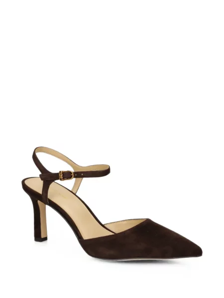 Geantă Michael Michael Kors din piele de căprioară slingback maro