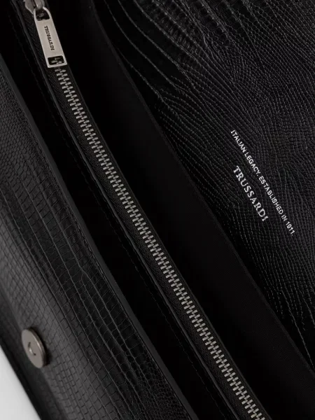 Кожаная сумка Trussardi