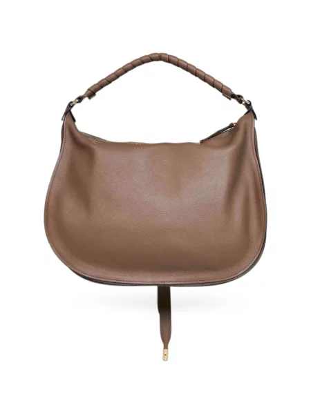 Geantă Chloé din piele maro