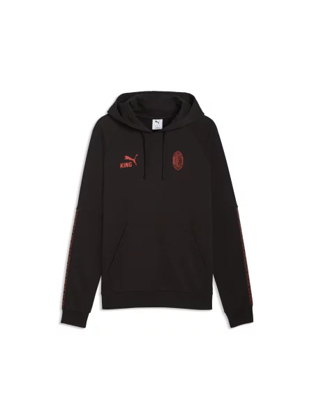 PUMA bluza z kapturem AC Milan KING Akcesoria S czarny