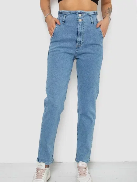 Джинси мом Ager блакитний