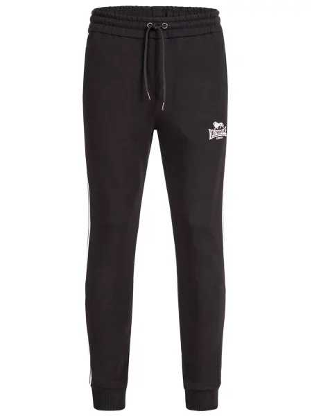 LONSDALE Hlače Foindle črna bela