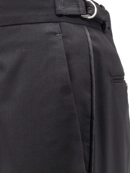 Pantaloni Germano 1952 din satin negru