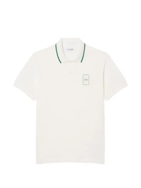 Tricou polo Lacoste clasic alb
