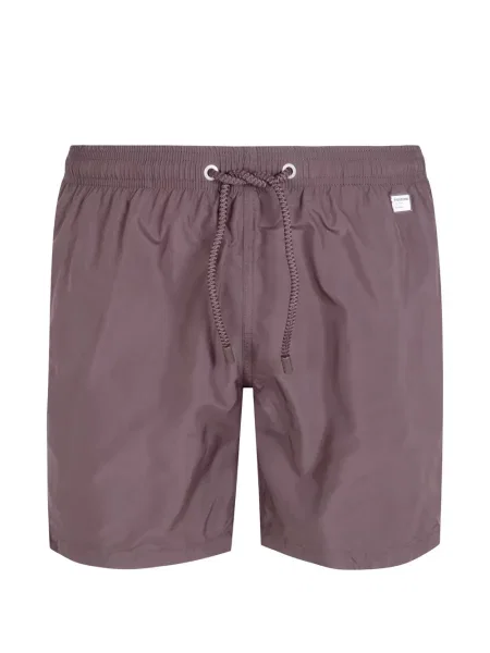 Slip de baie Mc2 Saint Barth cu autograf cu cordon maro