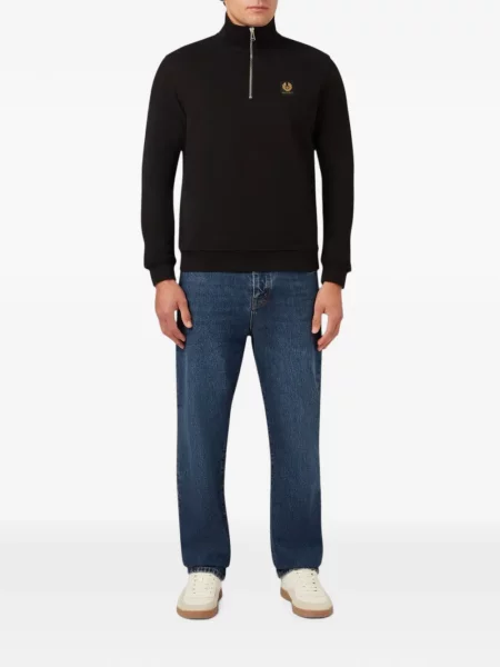 Pulover Belstaff cu autograf negru
