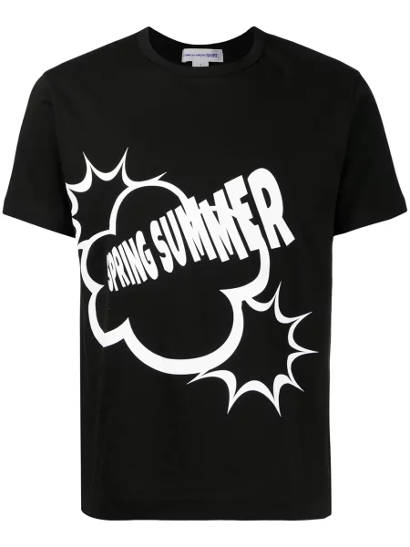 Tricou Comme Des Garçons Shirt cu imagine negru