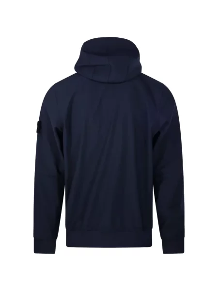 Geacă Stone Island cu strasuri albastru