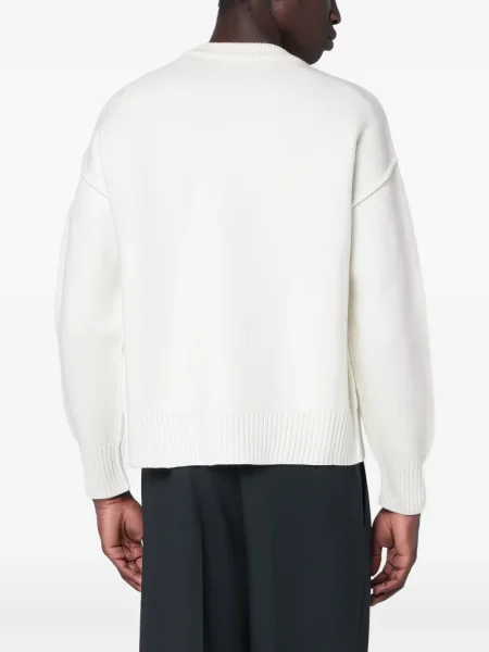 Cardigan Ami Paris alb