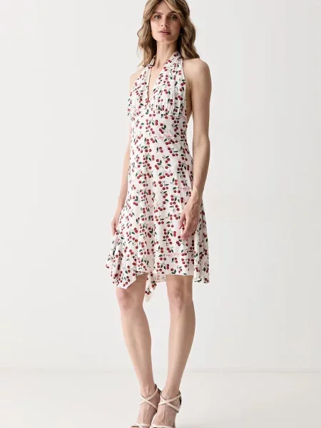 Guess rochie evazată MARILYN MONROE bej