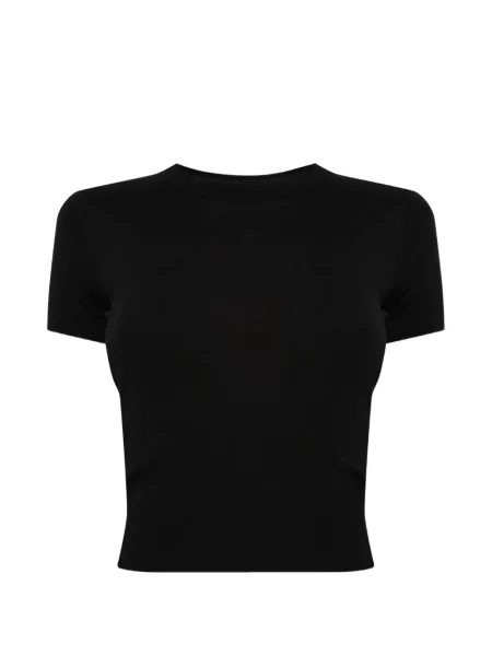 Scurt tricou Dsquared2 de lână negru