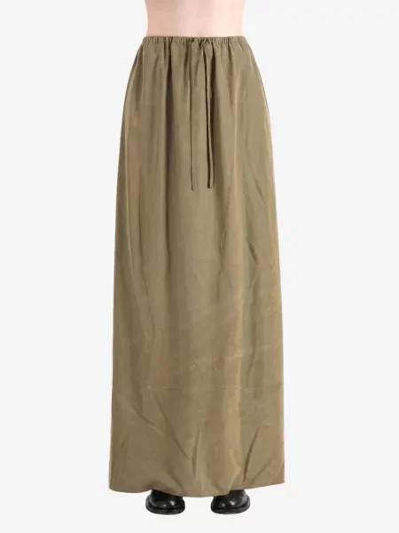 Fusta maxi Amomento cu cordon verde