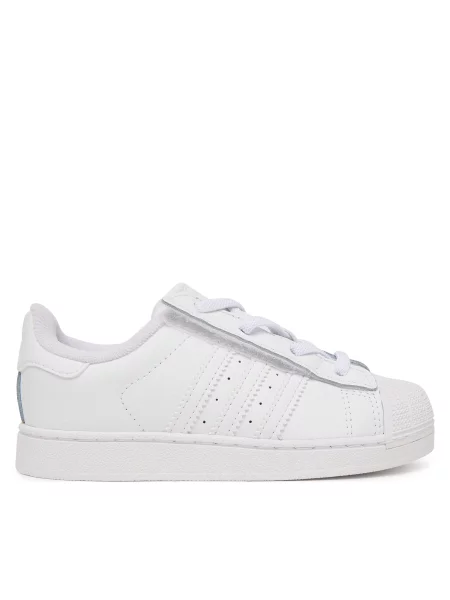 Adidas Сникърси Superstar II Elastic Lace бял
