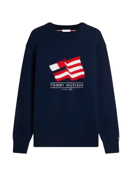 Pulover Tommy Hilfiger albastru