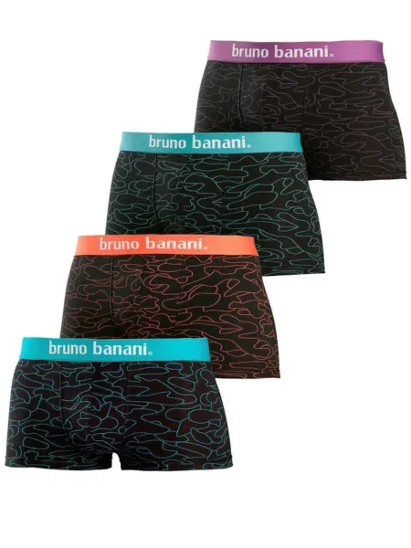 BRUNO BANANI Boxeri corai albastru închis negru