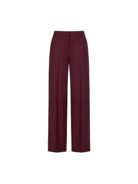 Spodnie Max Mara fioletowe