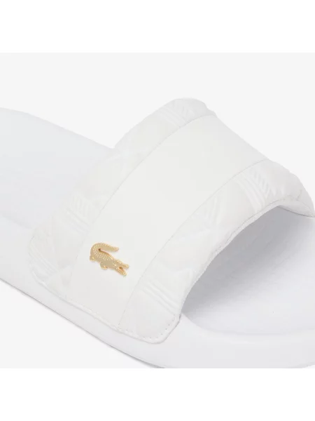 Шлепанцы Lacoste белые